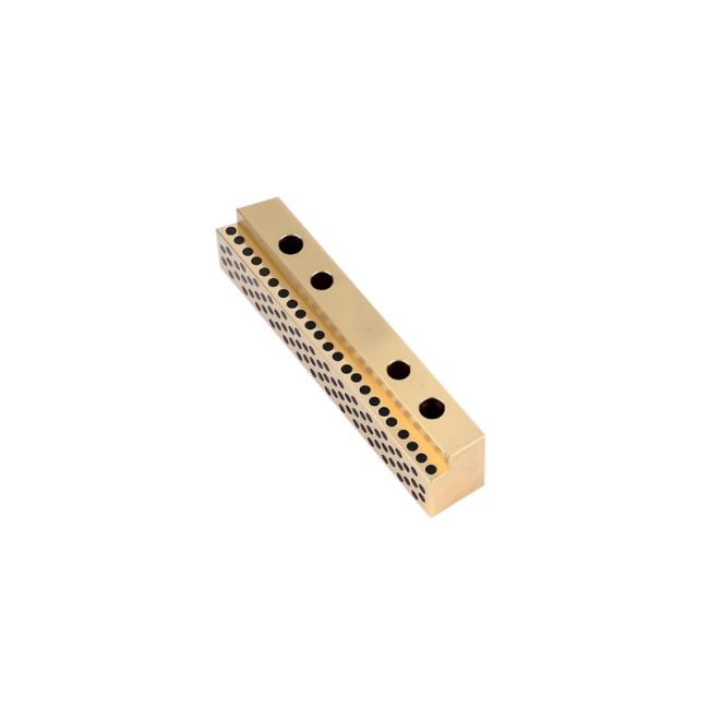 Precision-machined C51000 bronze wear plate for industrial sliding surfaces