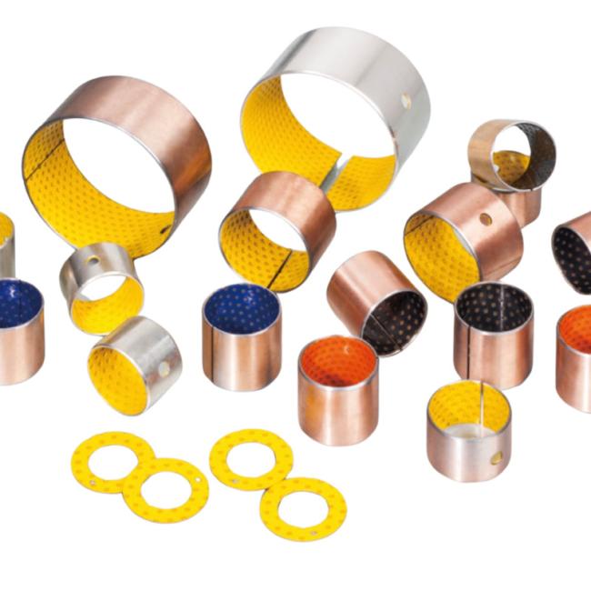 ISO 9001 Dry Self Lubricating Bearings , Pom Bushing For Mining Machinery