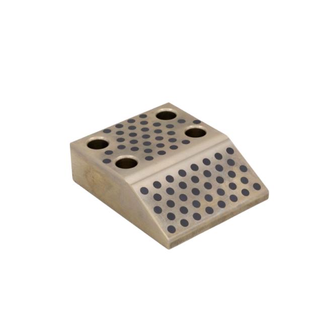 "Precision-machined C86300 bronze plate for wear and corrosion resistance