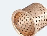 Wrapped Bronze Bearings Cusn8p Collar Diamond Lubrication Indents