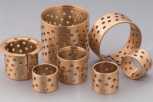 Wrapped Bronze Bearings Cusn8p Collar Diamond Lubrication Indents
