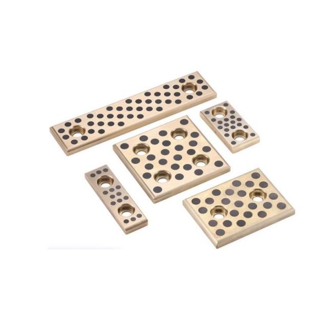 C95500 bronze groove wear plate for guide rails and bearing assemblies