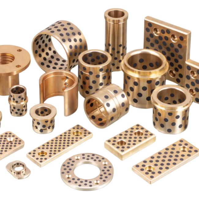 Heavy-duty C95500 bronze wear plate groove for mining equipment