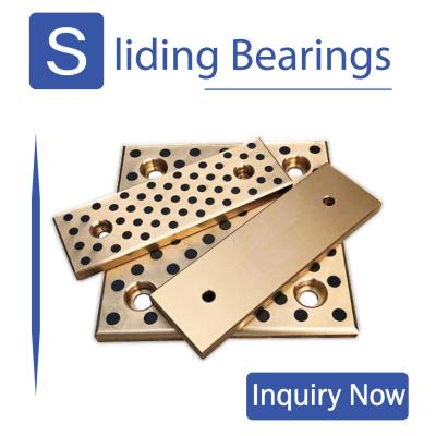 China Oil Free Plugged Graphite Slide Bearing Plates for sale