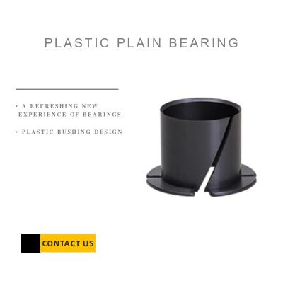 China Collar Plastic Plain Bearings , Flange Bushing Thrust Washer, high strength for sale