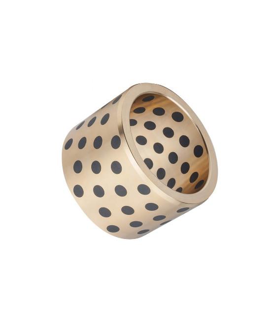 SOB CNC Bronze Sleeve Bearings With Solid Lubricant Maintenance Free