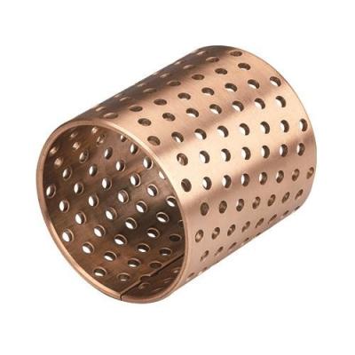 China Thin Wall Split Oil Groove Bronze Bushings Brass Bearings Oil Socket For Construction Machinery for sale