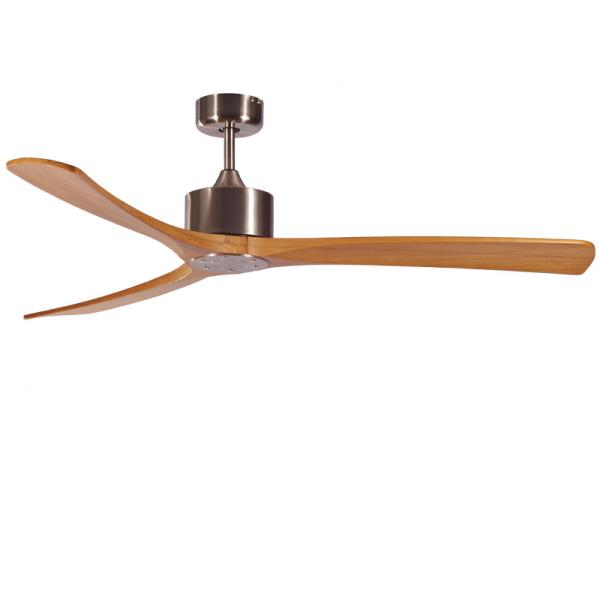 Quality 3 ABS Blades Wooden Ceiling Fan With Light And Remote Control for sale
