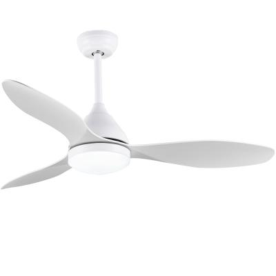China 48in Kitchen Ceiling Fans With Light White 3 Blade Ceiling Fan for sale