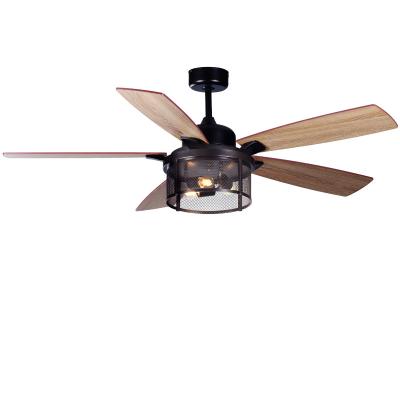 China ECO 52In American Ceiling Fans Plywood Blades Remote Ceiling Fan With Light for sale