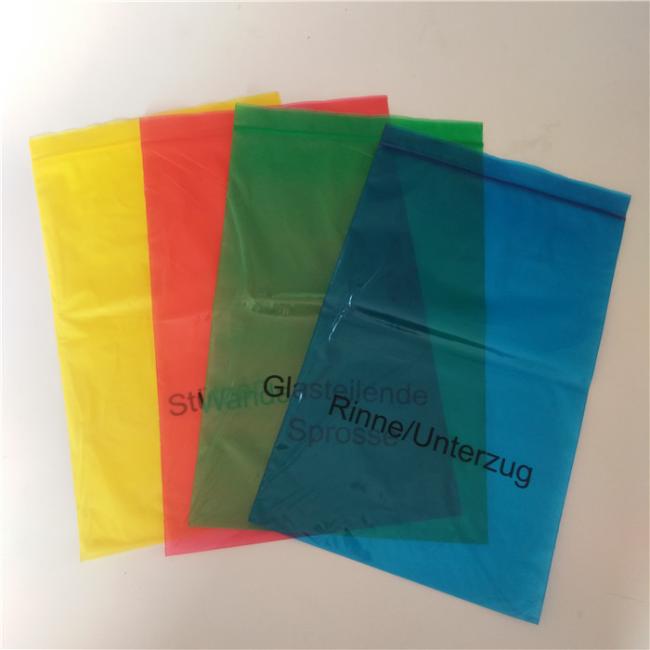 LDPE compostable and biodegradable ziplock plastic bags