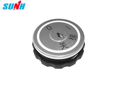 China Small Round Elevator Push Button Switches Simple Design Close Door Lock for sale