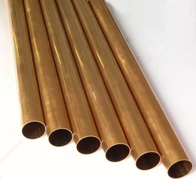 China Tubo del cobre de C11000 ASTM, grueso del tubo 0.2m m 0.5m m del cobre del aire acondicionado en venta