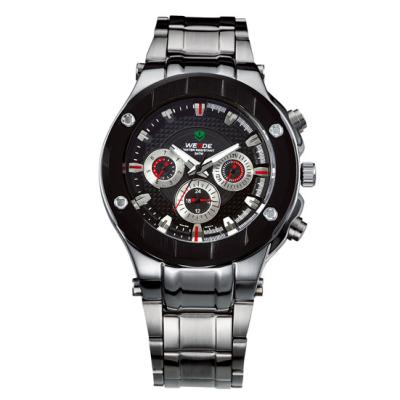中国 元のスイスの動き!!! WEIDE は販売スイス ISA の連続アナログの水晶腕時計を越えます 販売のため