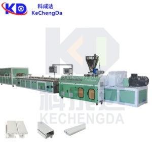 China SJSZ65 Colored  Pvc Window Profile Extrusion Line Plastic Sheet Extruder for sale