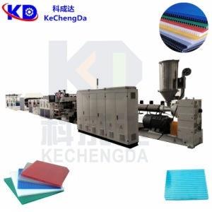 China PVC PE PP Hollow Board Extrusion Line Extruded Polycarbonate Sheet 120 - 300kg/H for sale