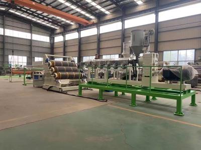 China Single Conical PE Sheet Extruder Single Screw Extruder Machine 150 ~ 200kg/H for sale