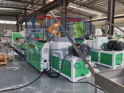 China PVC Ceiling Panel Wall Panel Extrusion Line With Hot Stamping Machine for sale