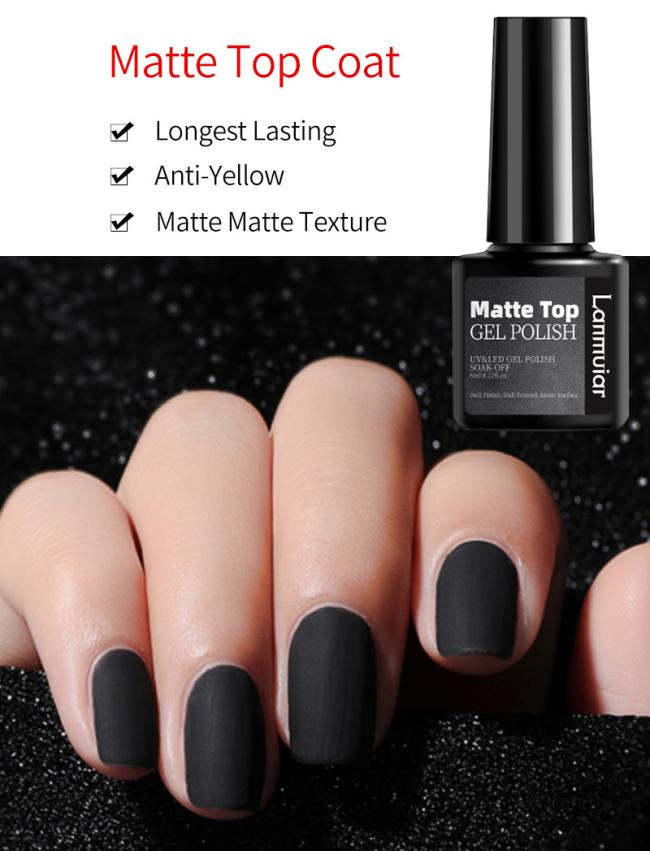 High Shine Diamond Top Coat Base Coat Matte Top Gel Nail Polish No Wipe Top Coat