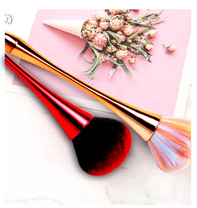 New style Long Handle Large Nail Art Dust Brush Powder Remove Cleaning Brush