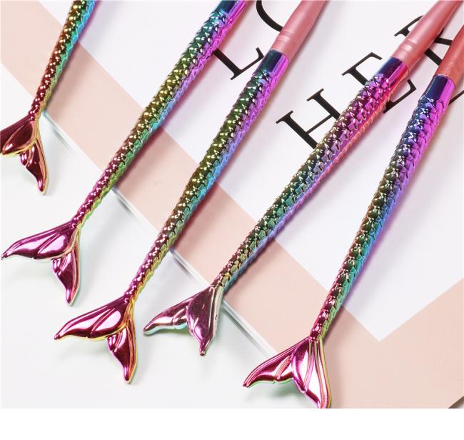 Ultra-fine French Art Lines Mermaid Penholder Drawing Pen Set 100% kolinsky Acrylic Nail Brush