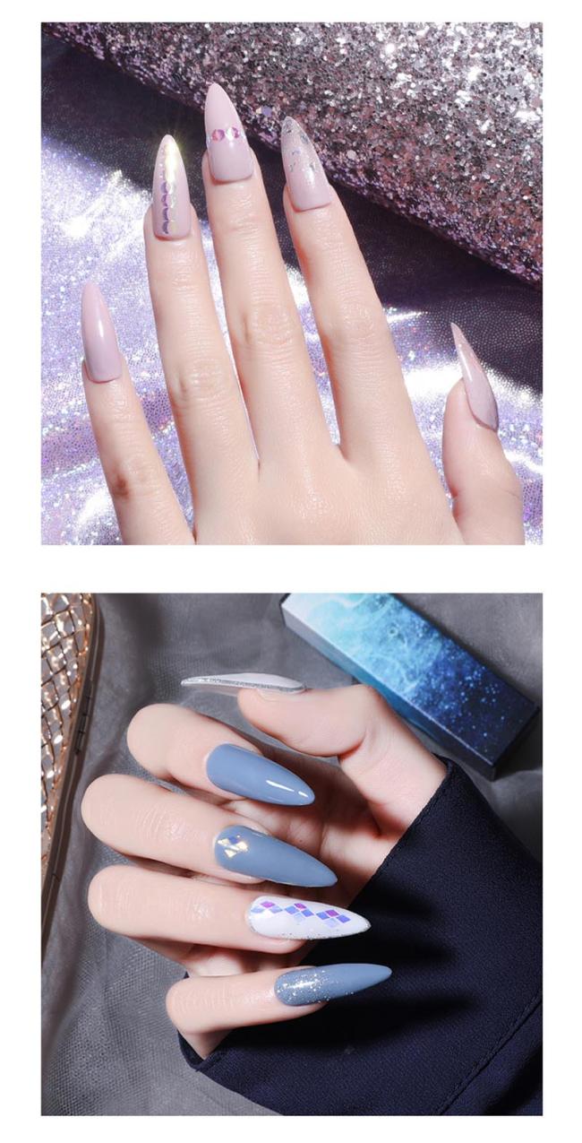 12 Grids Star Geometric Butterfly Nail Art Stickers Glitter Flakes Nail Art Sequins Paillette Confetti Holographic Laser Shining