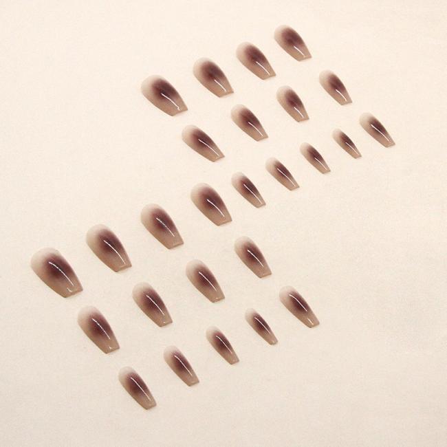 26pcs/Set New style OEM Wholesale rose halo dyed Style Nail Ins Style Artificial Fingernails