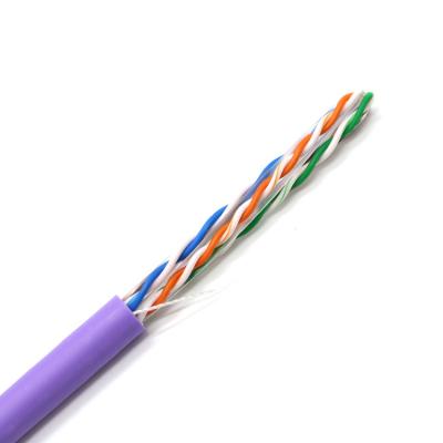 China Indoor 305m Network Cat6 Cable Fluke Pass 4pr 23 Awg Roll Utp for sale