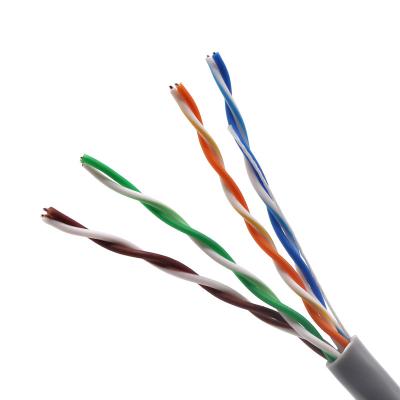 China Cat5 Cat 5e UTP CCA Conductor 305m Easy Pull Box Utp Cable for sale