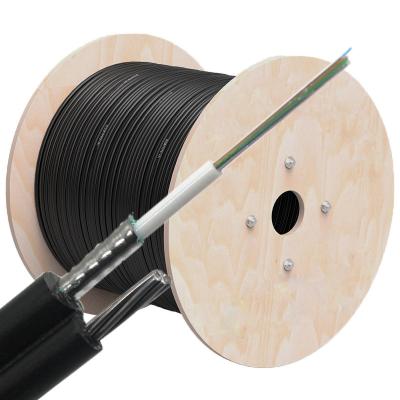 China Loose Tube Stranding Figure 8 Self Support Outdoor GYTC8S Fiber Optic Cable With Solid 1.0mm Steel Wire for sale