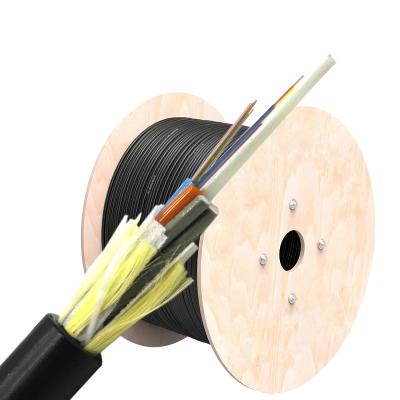China 12 24 48 96 Cores Optical ADSS Fiber Cable Outdoor Overhead Cable for sale