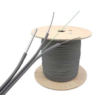 China Modo autosuficiente del cable de descenso de GJYXCH FTTH solo con el alambre de acero en venta