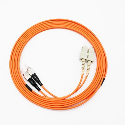 Chine Correction optique de fibre de Sc FC attacher les cordes de correction duplex multi du mode 3.0mm à vendre