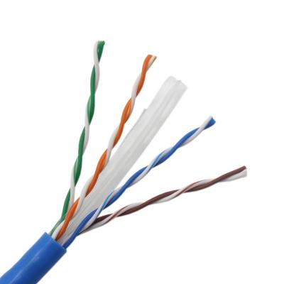 China LSZH Armoured Ethernet Cable Cat6 2x4p 23awg Unshielded UTP Solid PVC for sale
