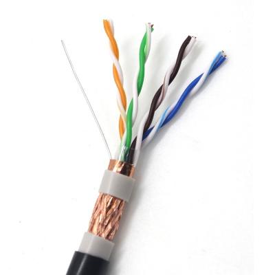 China 1000ft Lan Utp Cat5e 4pr 24awg Network Cable Outdoor Aerial 305m for sale