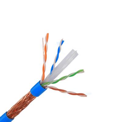 China LSZH Jacket Cat6 Lan Cables SFTP Ethernet Network Wire 23awg 24awg for sale