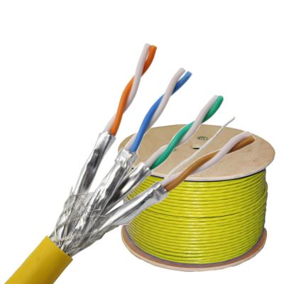 China Reines bloßes Kabel-Doppeltes des Kupfer-10G 1000Mhz Cat7 Sftp schirmte 23AWG SSTP SFTP ab zu verkaufen