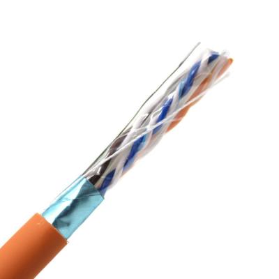 China Indoor LSZH 1000ft 23AWG CAT6 Ethernet Cable Bare Copper FTP STP for sale