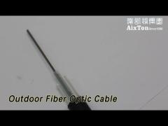 Aerial Duct Outdoor Fiber Optic Cable FRP PE Jacket Flexibility Water Resistant