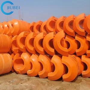 China Foam Polyethylene Floats For Sale Dredging Pipeline Hdpe Floating Pontoon Hose Assembled for sale