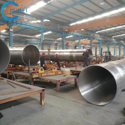 China Polyurethane Wear Resistant Pipes And Ducts Double Layer Composite Round Steel Tube Welded for sale
