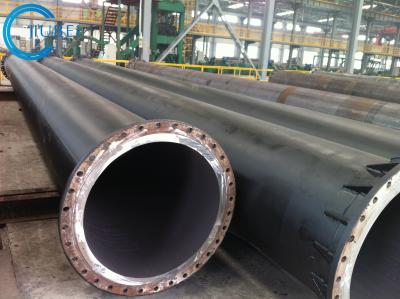 China Welded Abrasion Wear Resistant Pipe Bimetal Steel Alloy Induction Hardened Wearpipe for sale