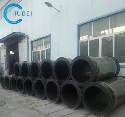 China High Tensile Synthetic Yarn Reinforced Rubber Discharge Hose For Sand / Slurry / Mine Tailings for sale