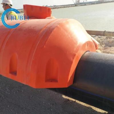 China Custom Length Orange Or Yellow Polyethylene Pipe Floaters With UV Resistance for sale