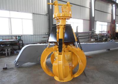 China Light Weight Komatsu Orange Peel Grab / Excavator Rotating Grapple for sale