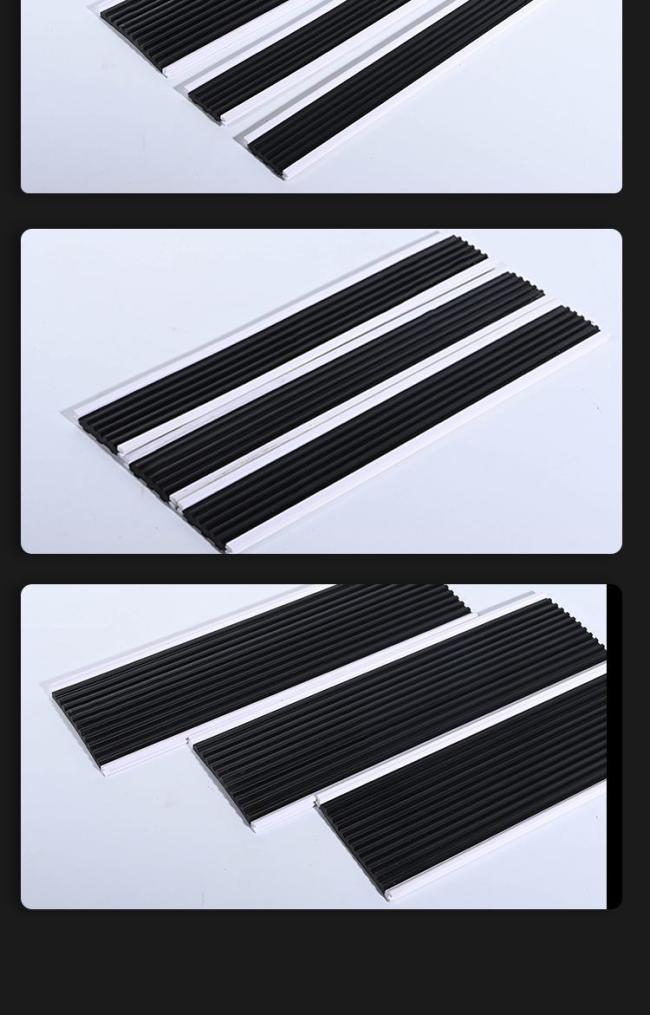Rubber Strip Buffer Flat PVC Footgrip Co-Extrusion Profiles