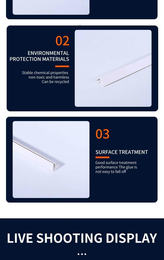 Triangle PVC Plastic Extrusion Profiles Supplier
