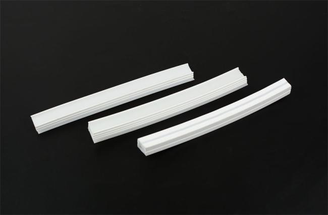 Wide Industrial Silicone LED Tube Cover Profiles