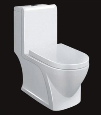 China Bathroom Sanitary Ware Ceramic Washdown One piece Toilet with 10cm/4inch diameter outlet K for sale