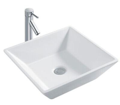 China Bathroom Sanitary Ware Ceramic Sinks White Art Basin/Rectangular Hand Wash Basin ALK-333 for sale